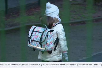Grève dans l'Éducation nationale : 40% d'enseignants grévistes annoncés en moyenne, jusqu'à 65% à Paris 