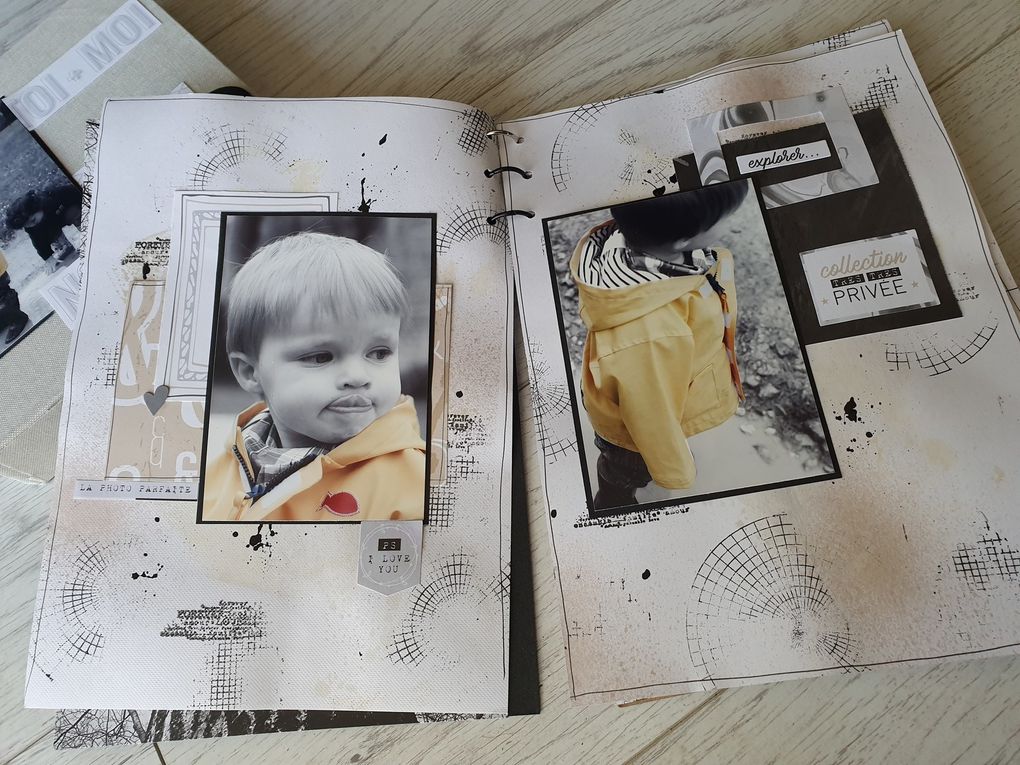 Album scrapbag : album A4 dans sa boîte