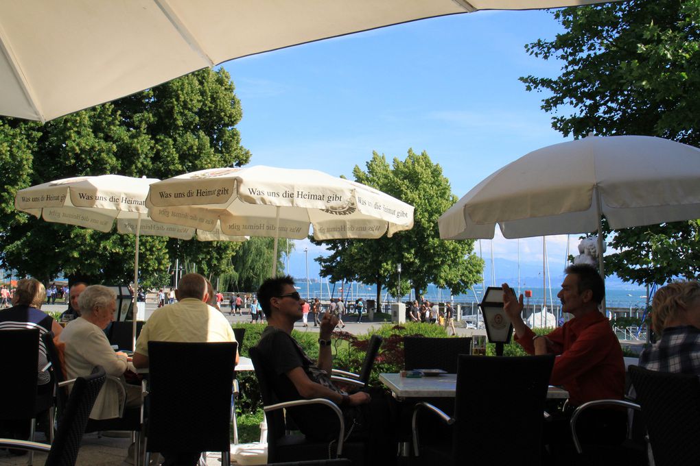 Visite du port de Friedrichshafen et le Zeppelin au bord du Lac de Constance.