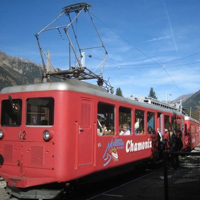 De Chamonix à la mer de glace, le train du Montenvers 