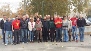 La Commission Exécutive  des territoriaux de Poitiers avec Philippe Martinez 