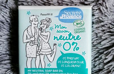 Secret de Provence, Mon savon neutre 0%