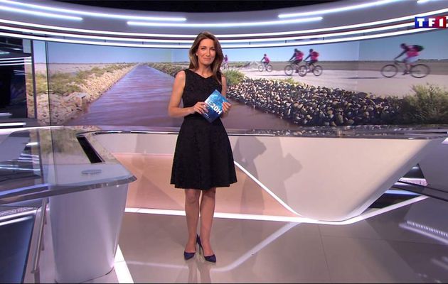 Anne-Claire Coudray JT 20H TF1 le 13.05.2017