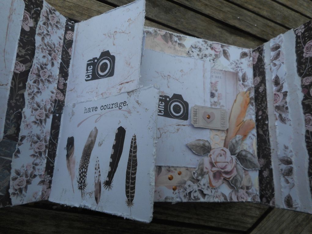 mini album shabby (rose quartz collection de prima)