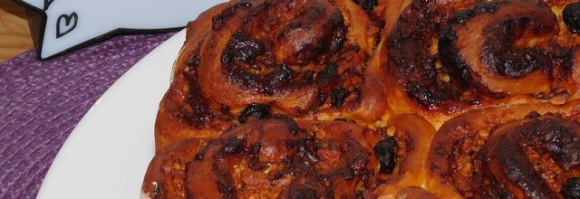 Chinois aux amandes et aux vermicelles de chocolat.