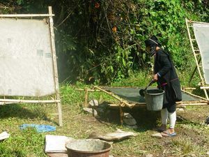 Fabrication du papier en pulpe de bambou