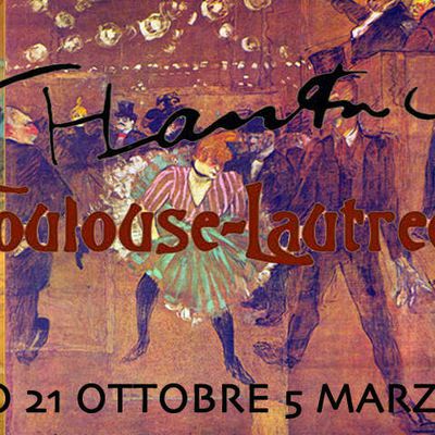 Toulouse-Lautrec "La belle époque" au Palais Chiabese à Turin c'est jusqu'au 5 mars 2017 !