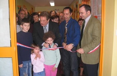 Inauguration de l'extension de l'école des Lilas