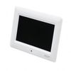7" Wide Screen TFT LCD Desktop Digital Photo Frame with SD/MMC/TV Out - White