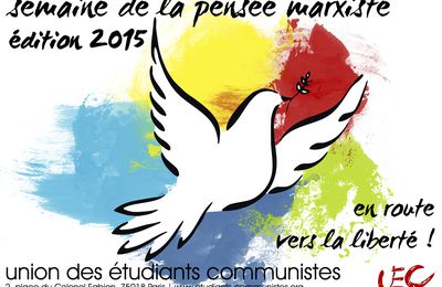 Programme de la Semaine de la pensée marxiste 2015 !
