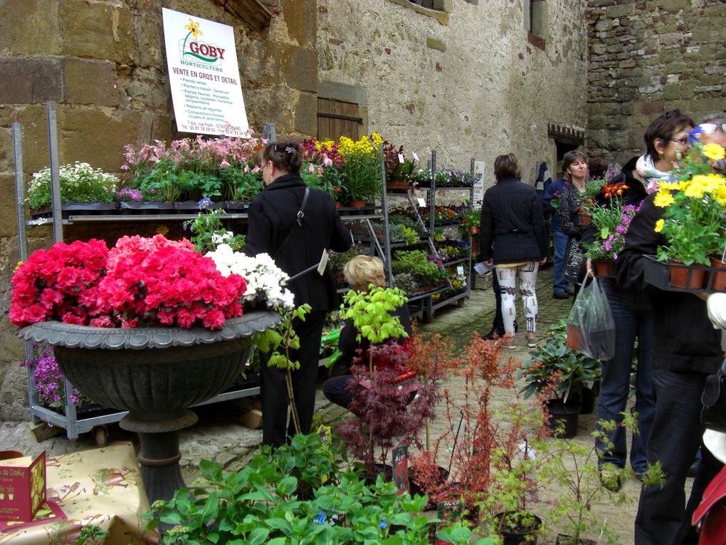traditionnelle bourse des plantes au château de Freistroff. Ici le 3 avril 2011.