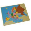 Carte puzzle de l'Europe