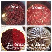 Tarte mûres sauvages et prunes meringuée - Les recettes d'Alicia