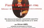 Conférence d'Olivier Abel sur Pierre Bayle (1647-1706) le 3 mai 2024 à Carcassonne