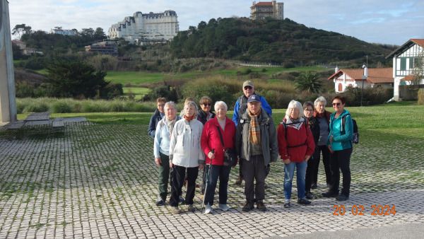 Lac de Mouriscot-Plage d'Ilbaritz. Mardi 20 février 2024.