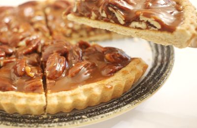 Tarte noix de pécan caramel 