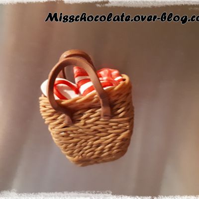 TUTO FIMO : Magnet "sac de plage"