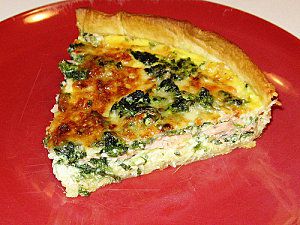 Quiche saumon épinards