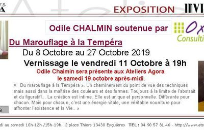 Odile Chalmin, du marouflage à la tempora