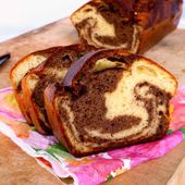 Cake marbré "trompe-l'oeil" pour l'apéritif - La Médecine Passe Par La Cuisine