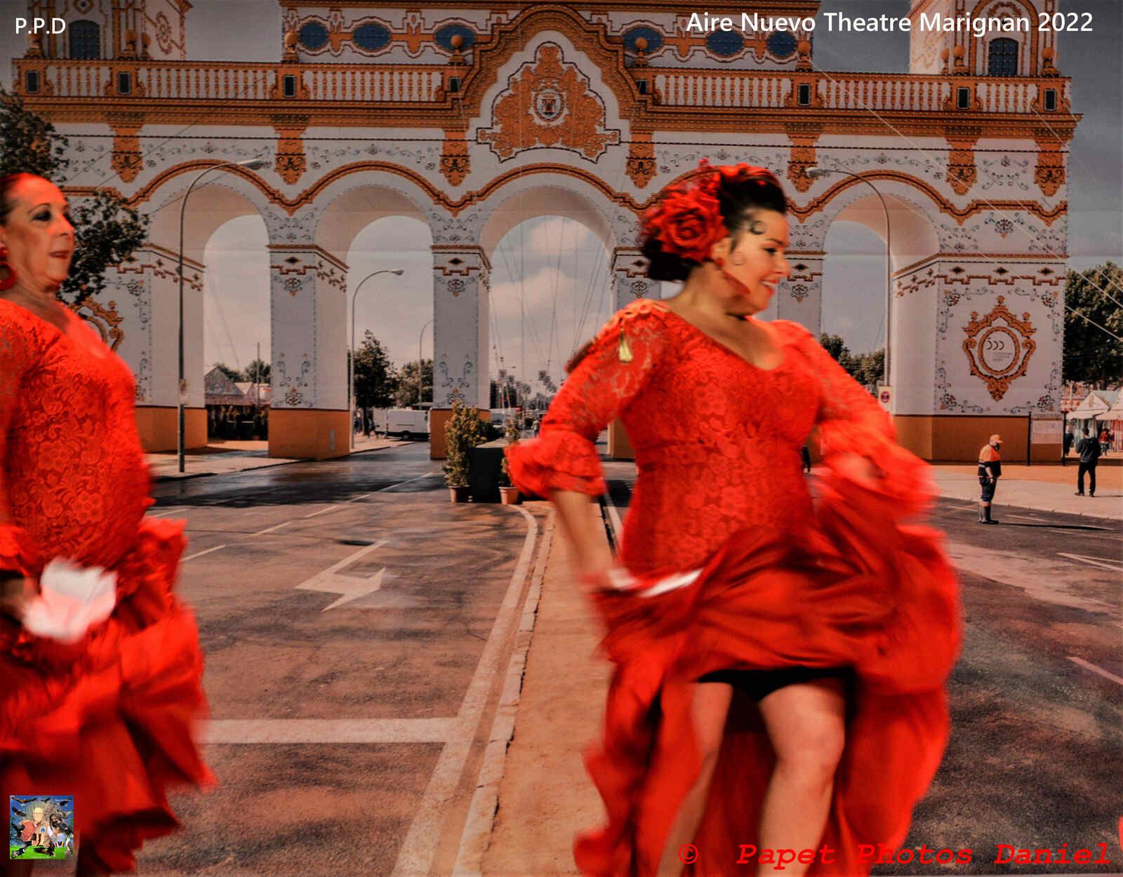 Une ecole de danse de Flamenco AIRE NUEVO, au Theatre Marignan de Charleroi, spectacle de fin d'année Toujours au TOP