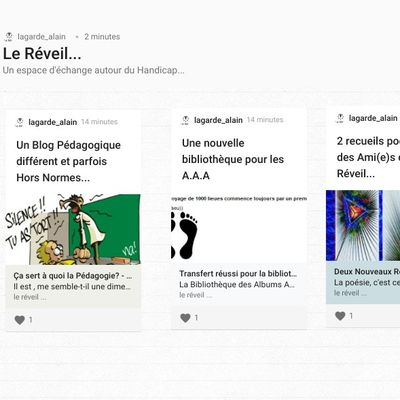 Un padlet pour Le Réveil...