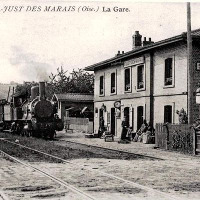 CP gare de Saint Just des Marais (Oise)