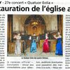 Acquigny, le 25 mai 2013 : concert église