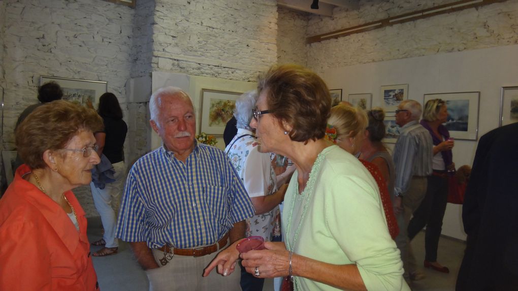 Vernissage de l'exposition de Gudrun Wirths au Pouldu