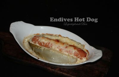 Endives hot dog