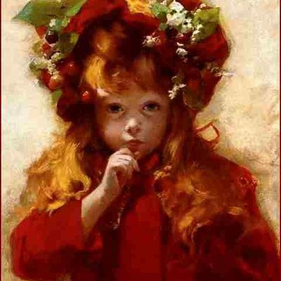 "Enfants et fleurs" par les grands peintres (108)