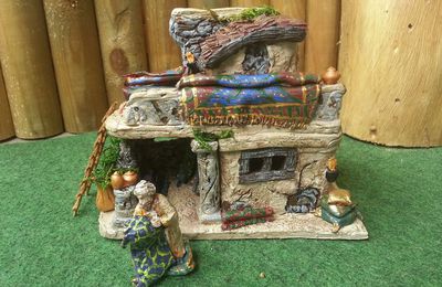 créa  inspirer de "little town of bethlehem dept56 "