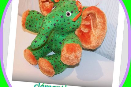 doudou éléphant " CLEMENTINE " pour bébé