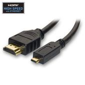 Micro HDMI Cable, High Speed with Ethernet, HDMI Male to Micro HDMI Male (Type D), 15 foot