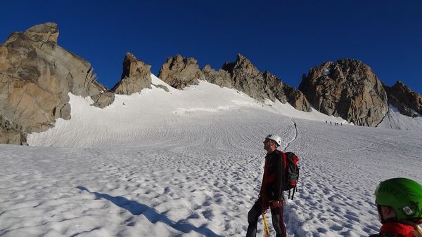 Ascension de l'Aiguille du Tour, sommet Sud, 3542m, 21-22 juillet 2013