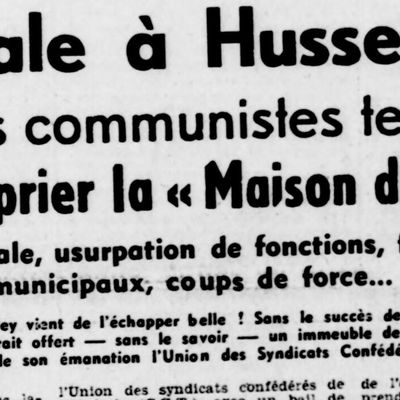 HUSSEIN-DEY, JUILLET 1953 : L'AFFAIRE DE LA MAISON DU PEUPLE :