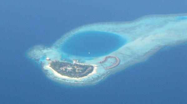 Fihalhohi, une ile des Maldives