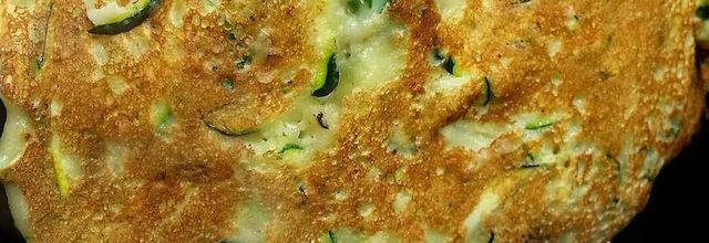 Blinis de courgettes .