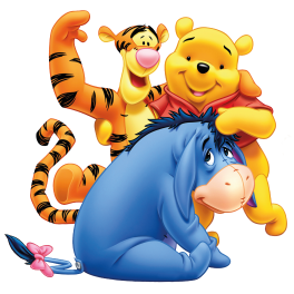 Winnie the Pooh - Tigrou - Bourriquet - Disney - Render-Tube - Gratuit