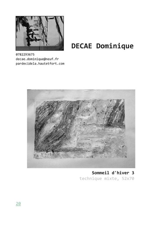 CATALOGUE de l'exposition à la mairie du 13e en avant première !