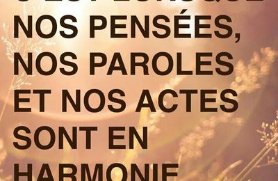 La Pensée ou citation du jour