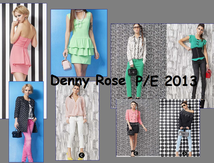 Denny Rose abiti primavera estate 2013 rigore e colore