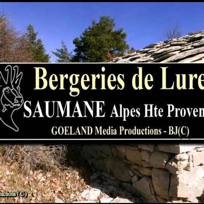 BERGERIES en PIERRE SECHE , en boucle depuis SAUMANE ( Alpes de Haute Provence )