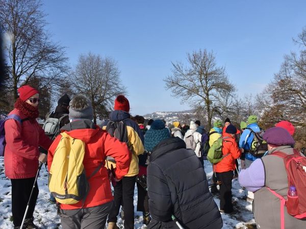 Balade hivernale Vers les Roquières à Barberaz