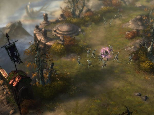 Les premières images du jeu, issus de la vidéo de démonstration. Au menu: barbare, nuée de sauterelles et gros monstres.