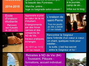 Programme 2014-2015 Toulouse