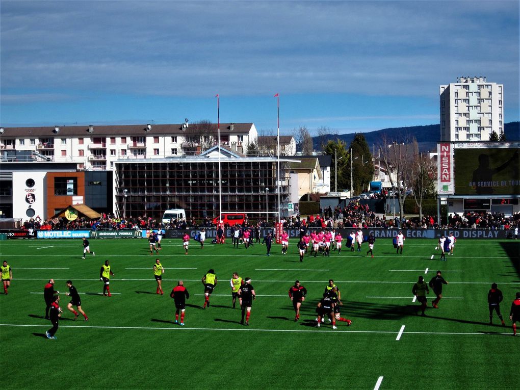  USO-Stage Français.....Top 14...2017-2018...Victoire d(Oyonnax, génial.....et les rugbymans de Paris, vraiment adorables..... 