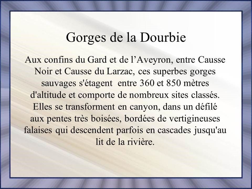 La France - Et ses plus belles gorges - 2