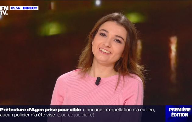 Marie Gentric Première Edition BFM TV le 25.01.2024