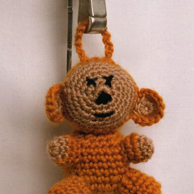 Tutoriel crochet - Porte-clés singe